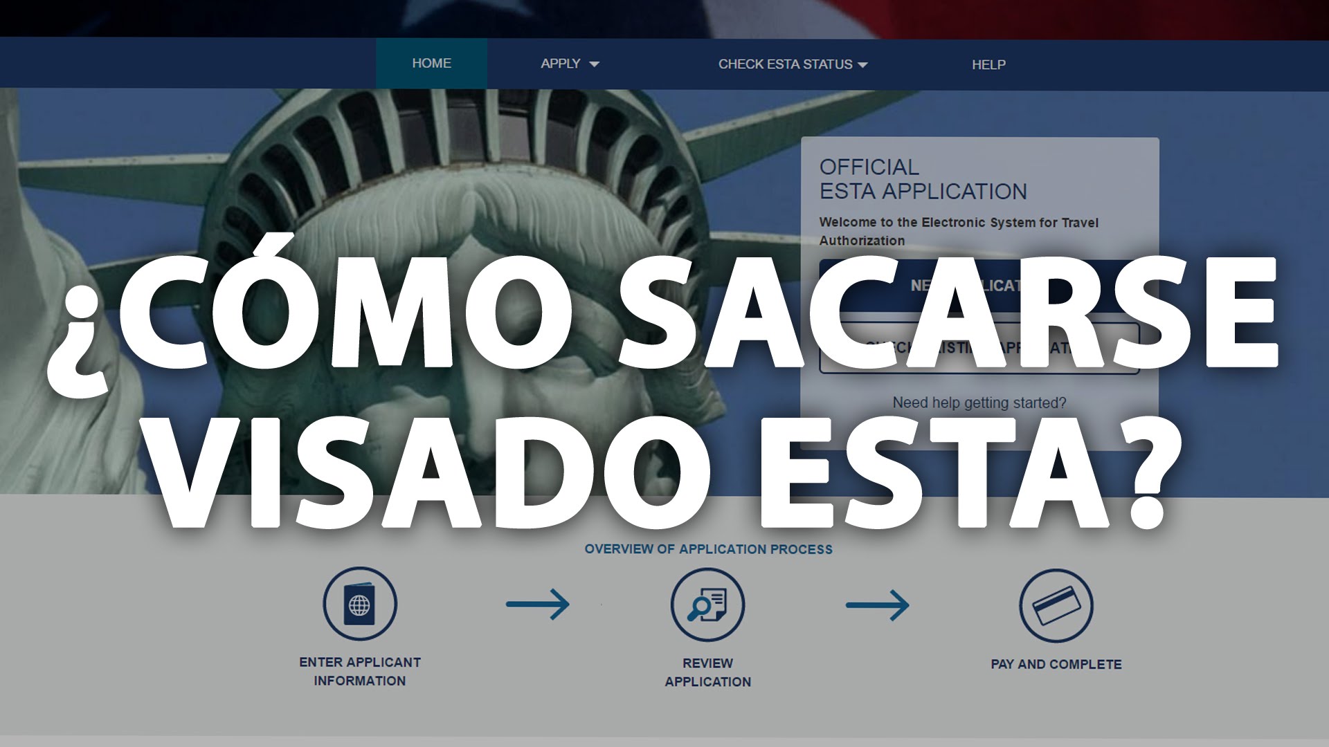 sacarse el visado ESTA